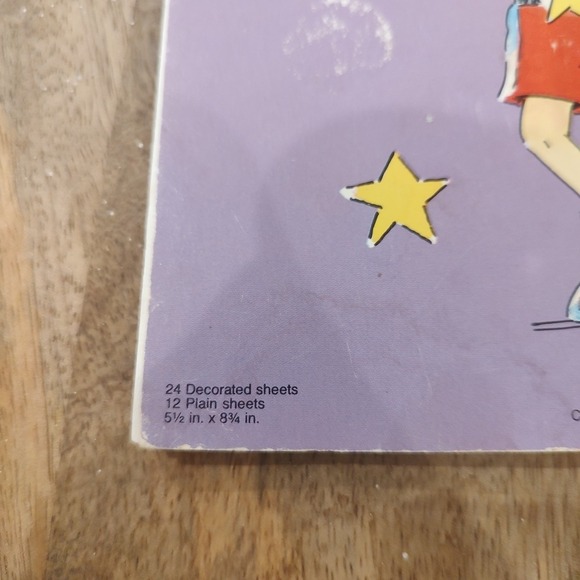 Vintage C.M. PAULA CO 1989 Notepad  decorated sheets 5.5x8.75 Retro Stationary - Picture 2 of 12